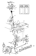 Page I Diagram and Parts List for 1998 Yard Machines Lawn Tractor